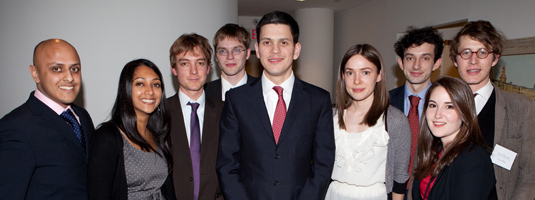 David Miliband at Kennedy Library. April 2010